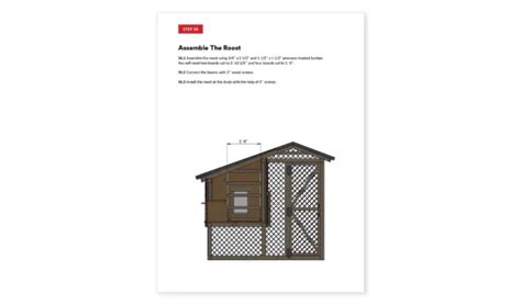 4x6 Medium Chicken Coop Plans For 10 Chickens Easy Coops™