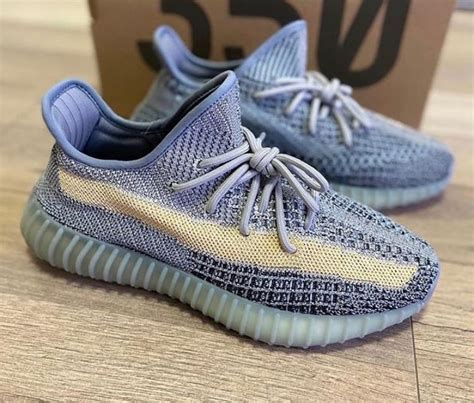 Adidas Yeezy Boost 350 V2 Ash Blue Дата релиза фото где купить