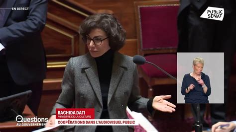 Réforme de laudiovisuel public Rachida Dati annonce reprendre une