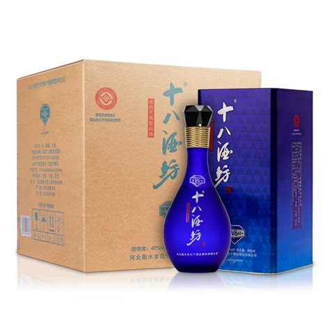 40°度衡水老白干十八酒坊蓝钻v6·480ml（4瓶装）【价格 品牌 图片 评论】 酒仙网