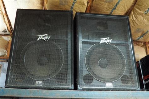 Peavey International Hc 118 3 Way Speakers Qty 2 Max Power 700 Watt 36 X 26 X 20 Mayo