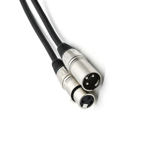 3 Pin Xlr Microphone Cables Male To Female Mic Cord Black Xlr Cable