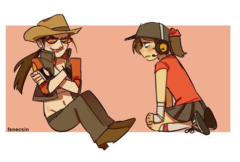 Female Tf2 Scout Fan Art