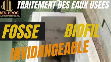 CONSTRUCTION D UNE FOSSE SEPTIQUE BIOFIL ÉCOLOGIQUE INVIDANGEABLE POUR