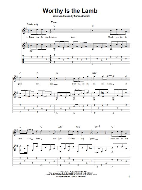 Worthy Is The Lamb | Sheet Music Direct