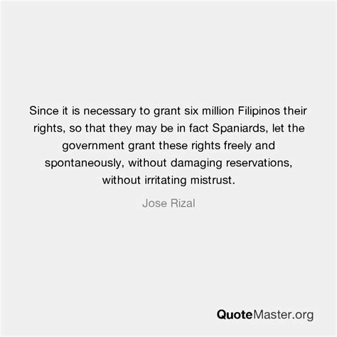 Since It Is Necessary To Grant Six Million Filipinos Their Rights So