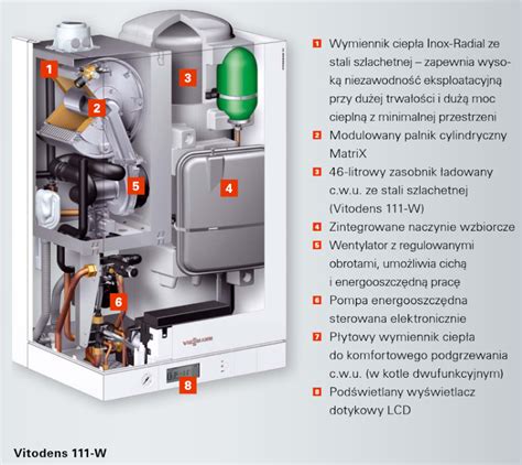 VIESSMANN KONDENSACYJNY KOCIOŁ GAZOWY VITODENS 111 W NA GAZ ZIEMNY GZ