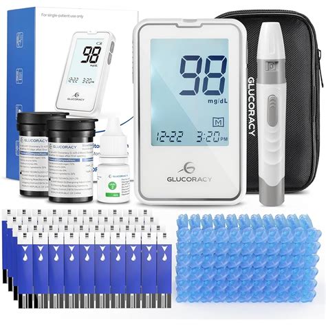 $7/mo - Finance Glucoracy Blood Glucose Monitor Kit, 100 Glucometer ...