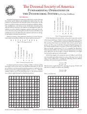 Duodecimal System - The Dozenal Society of America Before proceeding a ...