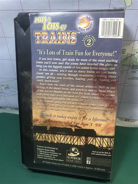 Lots And Lots Of Trains Vhs Volume 2 Ebay