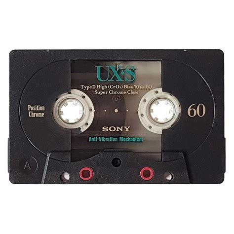 Sony Ux S60 Chrome Blank Audio Cassette Tapes Retro Style Media