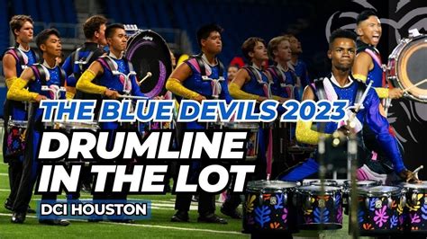 The Blue Devils 2023 Drumline In The Lot DCI Houston YouTube