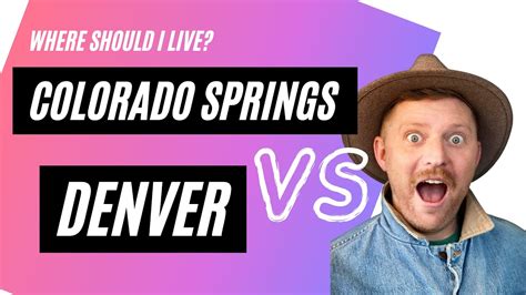 Colorado Springs Vs Denver Where To Live Youtube