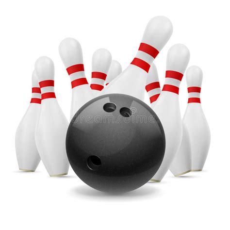 Big Bowling Ball Skittles Stock Illustrations 12 Big Bowling Ball