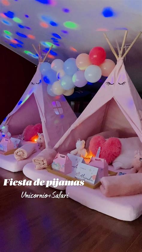 Tipi Fiesta Una Fiesta De Pijamas Safari Y Unicornio En Zaragoza