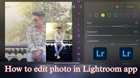 Black Brownphoto Edit Kaise Kartehai How To Edit Photo In