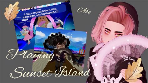 Playing Sunset Island ~ ~ Royale High ~ Youtube