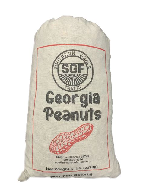 5lb Raw Shelled Georgia Peanuts Must Be Refrigerated Southern Grace