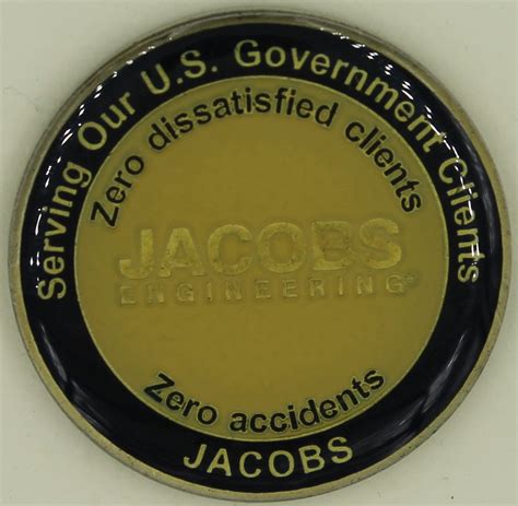 Jacobs Engineering Core Values Challenge Coin – Rolyat Military Collectibles