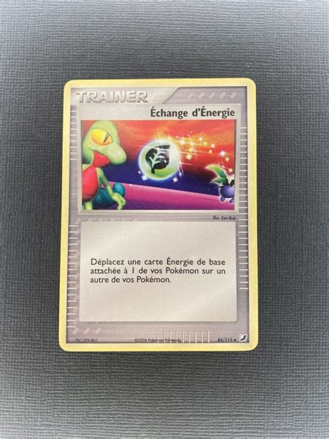 Échange d Énergie 84 115 EX Forces Cachées carte Pokemon