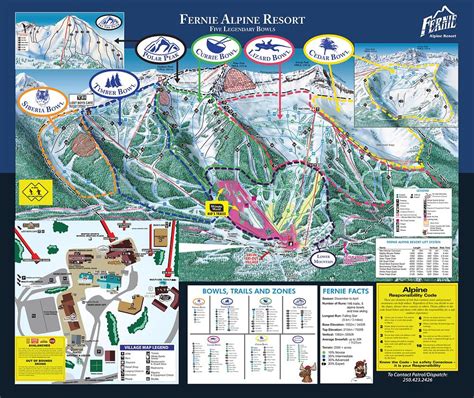 Fernie Ski Hill Map Bennie Rosalynd