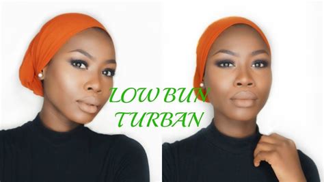 Low Bun Headwrap Turban Style 1 Maryam Adedeji Turban Style