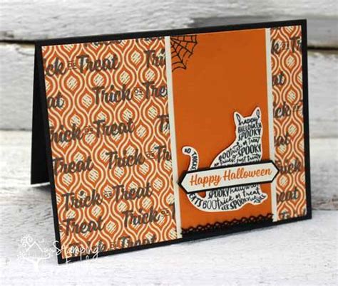 Easy DIY Halloween Cards With A Spooky Cat! | I Teach Stamping