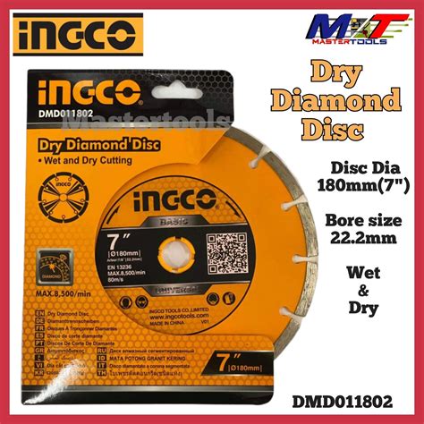 Ingco Diamond Cutting Disc Dmd Inches Lazada Ph