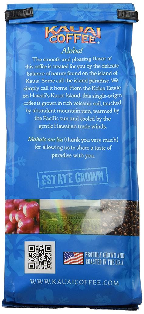 Kauai Coffee Vanilla Macadamia Nut Ground Coffee 10oz Bag Pack Of 2