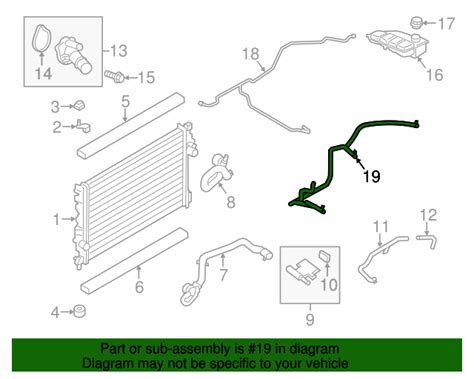 Ford Escape Engine Coolant Hose Cv Z Z Online Ford