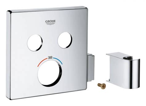 Grohe Rosette For Thermostat With 2 Shut Off Valves Chrome SuperBath