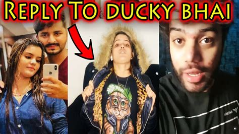 Silent Girl Roasted Ducky Bhai Again Youtube