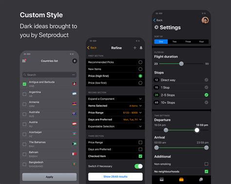 Ios Dark Theme Ui Kit For Figma Behance