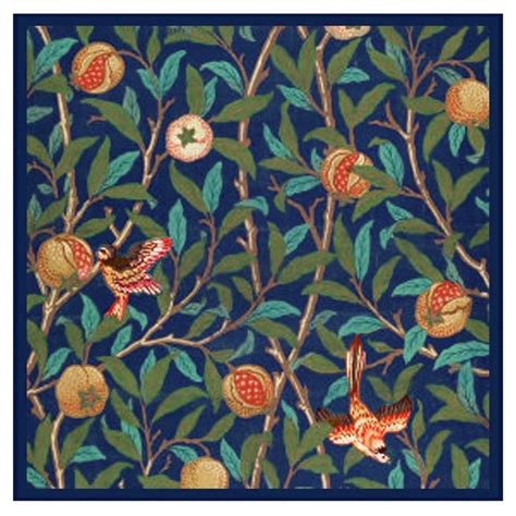 William Morris Birds And Pomegranates Design Counted Cross Stitch Patt Orenco Originals Llc