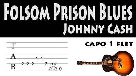 Folsom Prison Blues Guitar Lesson Easy Johnny Cash Youtube