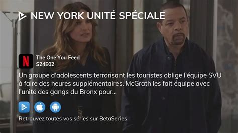 Regarder New York Unit Sp Ciale Saison Pisode Streaming Complet