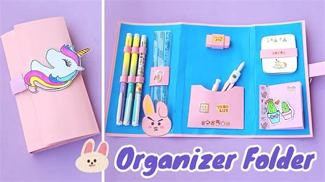 Diy Folder Organizer Back To School Crafts Diy How To Make