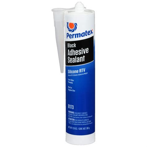 Permatex Sellador De Silicona Rtv Tipo Multiusos Color Negro