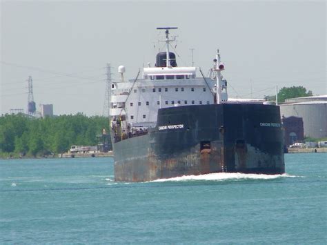 Canadian Prospector Upper Lakes Shipping On The Detroit Flickr