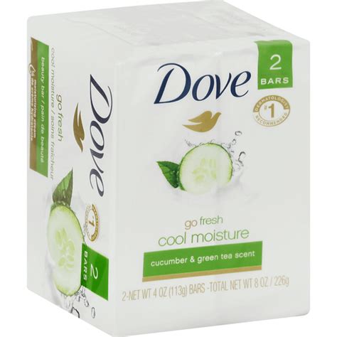 Dove Go Fresh Beauty Bar Cucumber And Green Tea Scent Cool Moisture