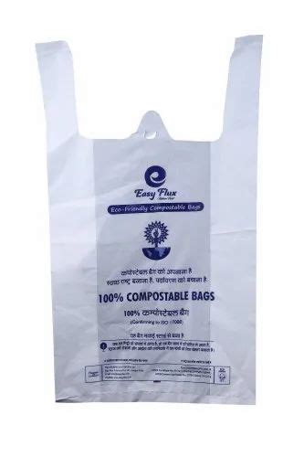 W Cut Compostable Carry Bag At Rs 300kg Compostable Plastic Bags In