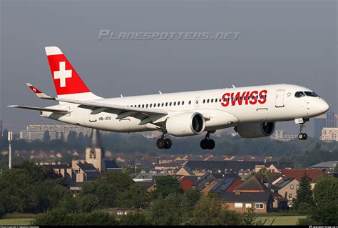 Hb Jcu Swiss Airbus A220 300 Bd 500 1a11 Photo By Sebastian Zieschang
