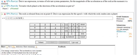 Solved Planet Has Mass M And Radius R While Planet Has Chegg