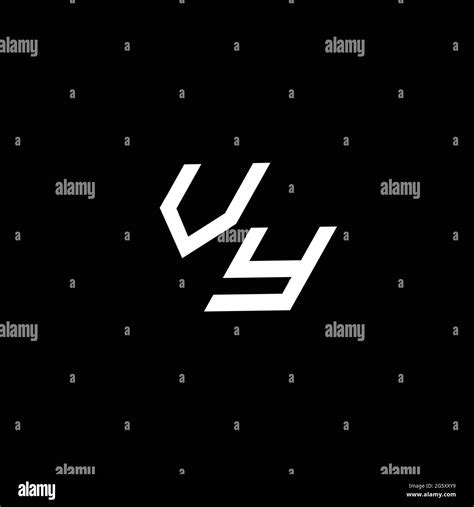 Vy Logo Monogram With Up To Down Style Modern Design Template Isolated