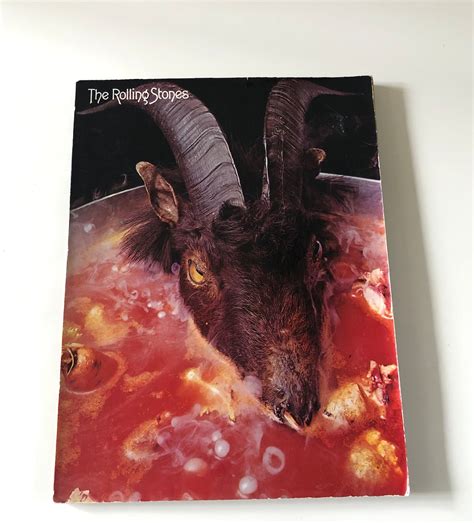 rolling stones goats head soup rare  book etsy