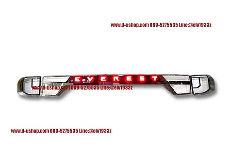 The Tailgate Has Led Lights Chrome For Ford Everest Next Gen 2022 Model D Ushop