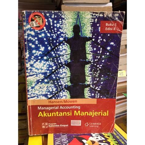 Jual BUKU MANAGERIAL ACCOUNTING AKUNTANSI MANAJERIAL BUKU 1 EDISI 8