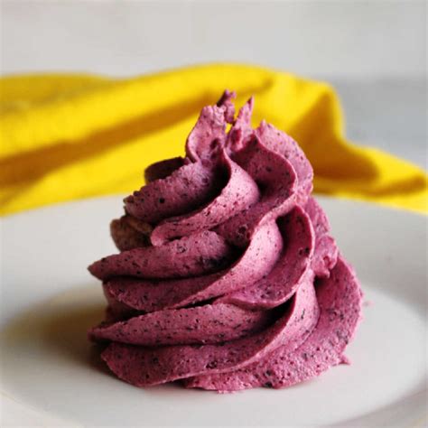 Blueberry Buttercream Frosting Cooking With Carlee