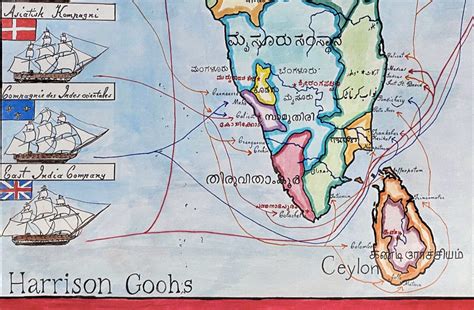 Map of India 1763; British India – CartographyCraft