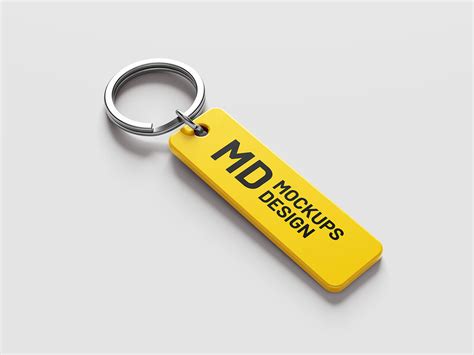 Rectangle Keychain Free Mockup Free Mockup World